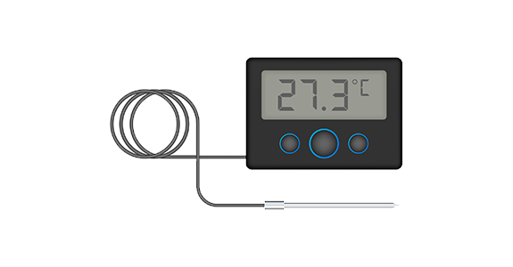 イラスト：温度計のイメージ